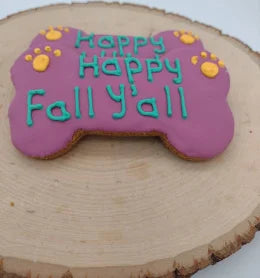 Fall Dog Cookie Package