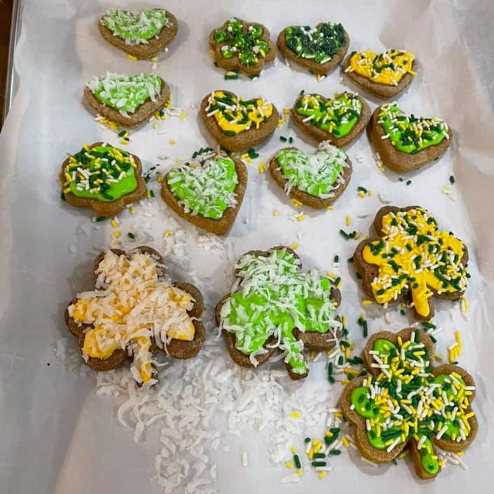 St. Patty's Day Dog Cookie Package